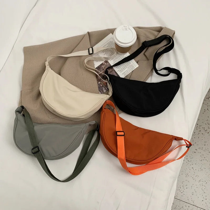 Bolsa Mensageiro Feminina Nylon Bolsas de Ombro